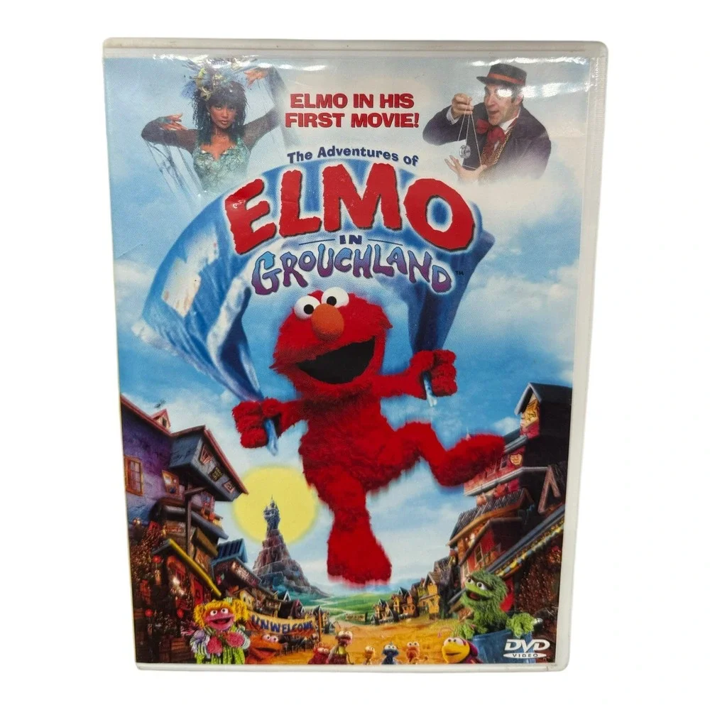 Sony The Adventures of Elmo in Grouchland DVD Sesame Street Movie Excellent